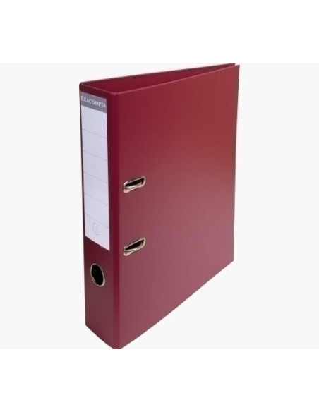 ARCHIVADOR palanca EXACOMPTA PREM TOUCH FORRADO PVC RADO A4 70mm BURDEOS