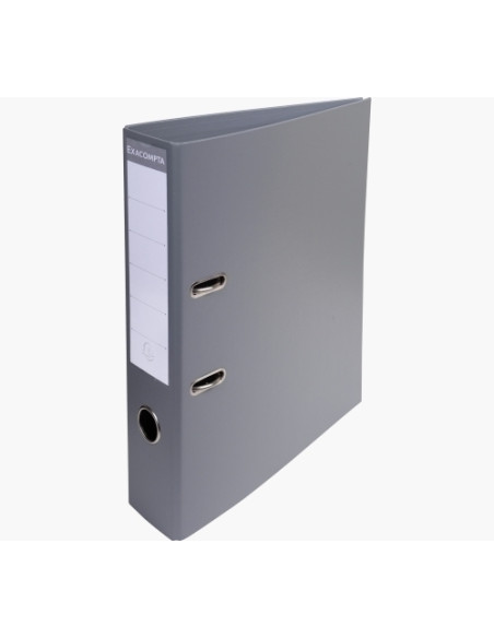 ARCHIVADOR palanca EXACOMPTA PREM TOUCH FORRADO PVC RADO A4 70mm GRIS RATON