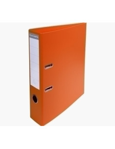 ARCHIVADOR palanca EXACOMPTA PREM TOUCH FORRADO PVC RADO A4 70mm NARANJA