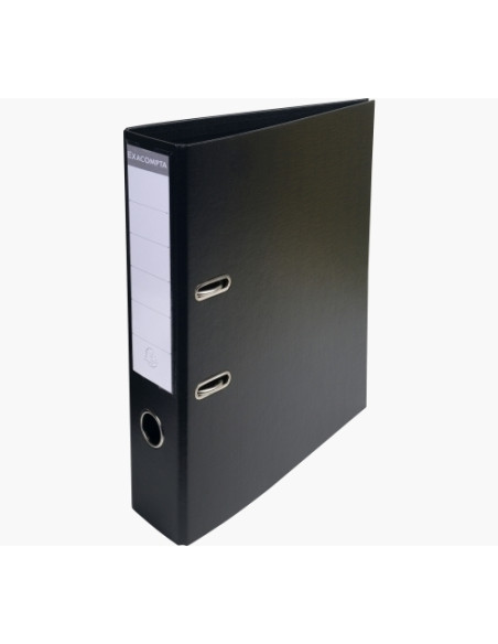 ARCHIVADOR palanca EXACOMPTA PREM TOUCH FORRADO PVC RADO A4 70mm NEGRO