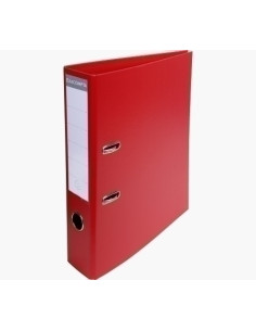 ARCHIVADOR palanca EXACOMPTA PREM TOUCH FORRADO PVC RADO A4 70mm ROJO