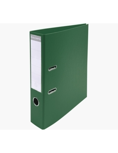 ARCHIVADOR palanca EXACOMPTA PREM TOUCH FORRADO PVC RADO A4 70mm VERDE OSCURO