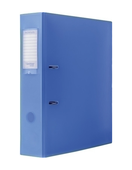 ARCHIVADOR palanca A2000 ARCHIRRADO PP A4 70mm translucAZUL