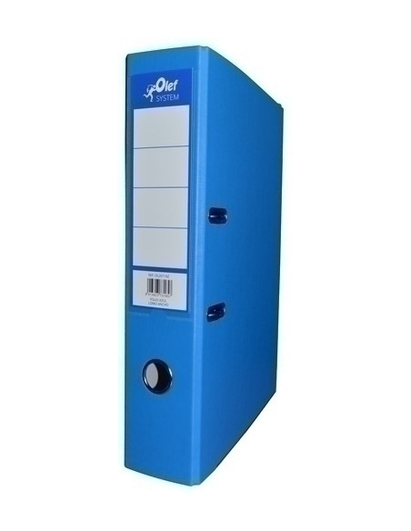 ARCHIVADOR palanca OLEF PLASTIFCOLOR A4 75mm AZUL