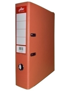 ARCHIVADOR palanca OLEF PLASTIFCOLOR A4 75mm NARANJA