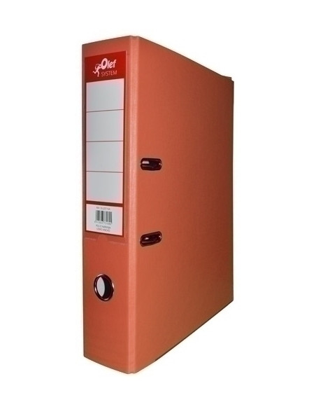 ARCHIVADOR palanca OLEF PLASTIFCOLOR A4 75mm NARANJA