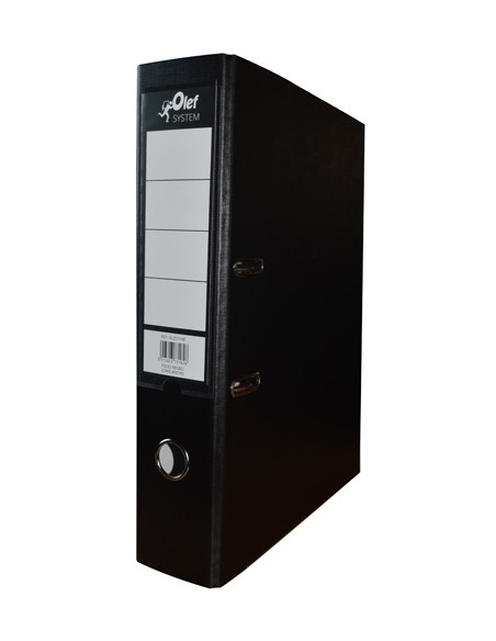 ARCHIVADOR palanca OLEF PLASTIFCOLOR A4 75mm NEGRO