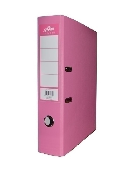 ARCHIVADOR palanca OLEF PLASTIFCOLOR A4 75mm ROSA