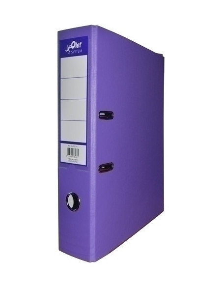 ARCHIVADOR palanca OLEF PLASTIFCOLOR A4 75mm VIOLETA