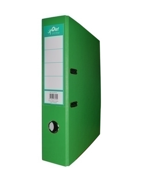 ARCHIVADOR palanca OLEF PLASTIFCOLOR F 75mm VERDE CLARO