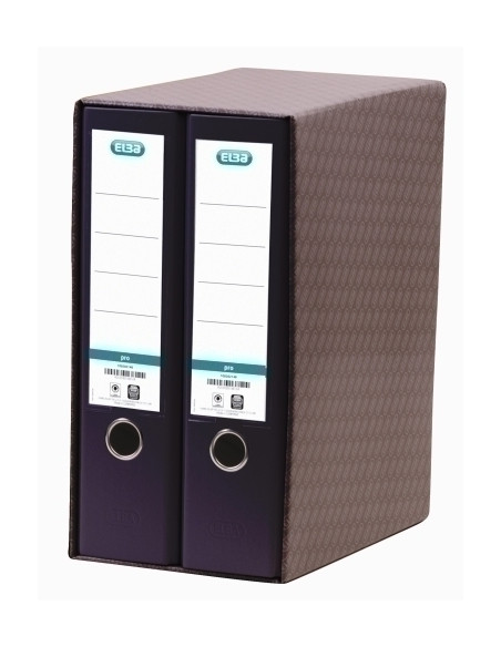 MODULO ARCHIVADORES palanca ELBA RADO TOP forrPP 2 udsA4 80mm NEGRO 1521706
