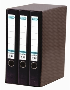 MODULO ARCHIVADORES palanca ELBA RADO TOP forrPP 3 udsA4 50mm NEGRO