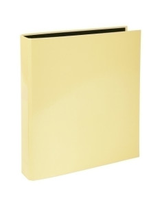 CARPETA de ANILLAS EXACOMPTA AQUAREL CARTON FORRADO A4 2 an 25mm AMARILLO