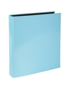 CARPETA de ANILLAS EXACOMPTA AQUAREL CARTON FORRADO A4 2 an 25mm AZUL