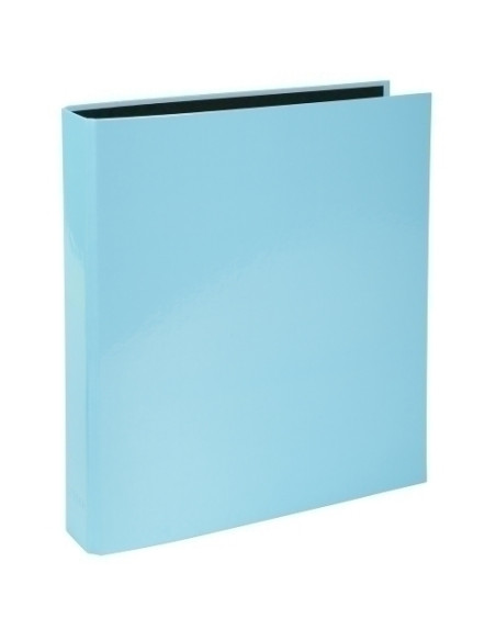 CARPETA de ANILLAS EXACOMPTA AQUAREL CARTON FORRADO A4 2 an 25mm AZUL