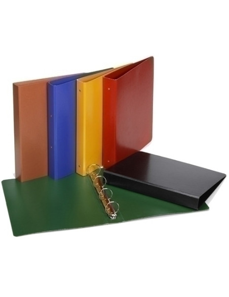 CARPETA de ANILLAS CARCHIVO CARTON PINTADO F 4 an40mm AZUL