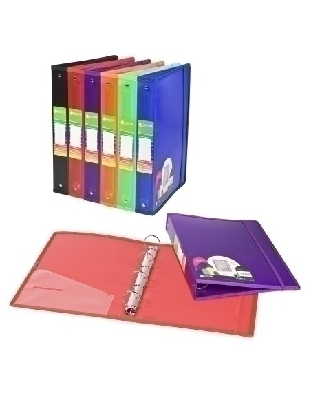 CARPETA de ANILLAS CARCHIVO DUNE PP A4 4 an40mm VIOLETA