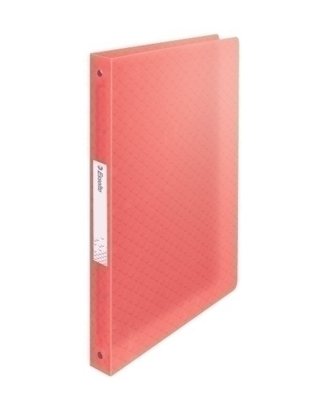 CARPETA de ANILLAS ESSELTE COLOUR BREEZE PP A4 4 anREDONDAS 25mm CORAL
