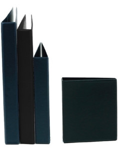 CARPETA de ANILLAS IBERPLAS PVC OFICINA F 4 anMIXTAS 25mm AZUL