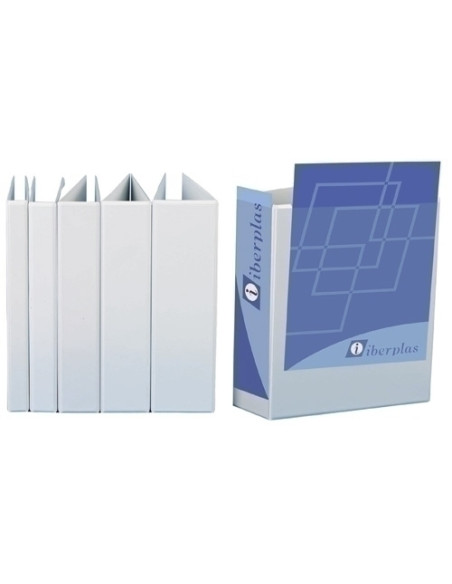CARPETA CANGURO IBERPLAS PVC A4 2 anMIXTAS 65mm BLANCO