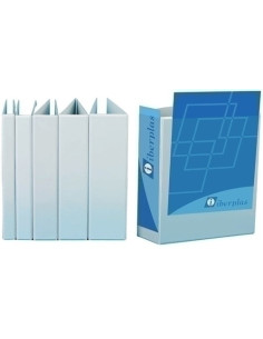 CARPETA CANGURO IBERPLAS PVC A4 4 anMIXTAS 65mm BLANCO