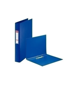 CARPETA de ANILLAS ESSELTE PVC OFICINA F 4 anMIXTAS 40mm AZUL