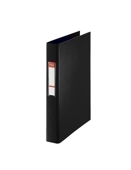 CARPETA de ANILLAS ESSELTE PVC OFICINA F 4 anMIXTAS 40mm NEGRO