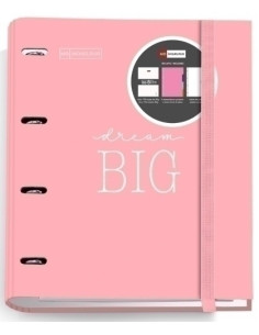 CARPEBLOC MIQUELRIUS MESSAGES CARTON FORRADO A4 4 anMIXTAS 35mm con REC100 hj 90 gr ROSA