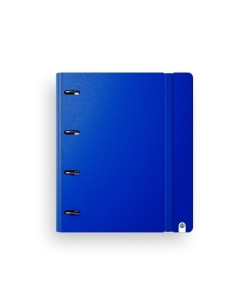 CARPEBLOC CARCHIVO FOAM STYLE PP A4 4 anMIXTAS 35mm con REC 100 hj CUADRIC4x4 AZUL