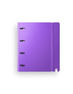 CARPEBLOC CARCHIVO FOAM STYLE PP A4 4 anMIXTAS 35mm con REC 120 hj CUADRIC4x4 VIOLETA