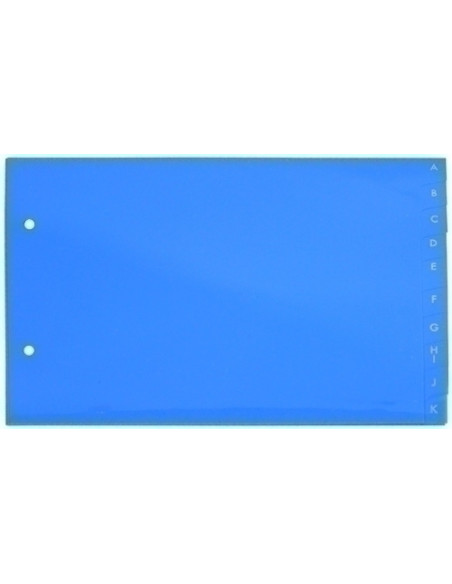 INDICE IBERPLAS PVC ALFABETICO 4 APDO 20 pestañas 2 taladros