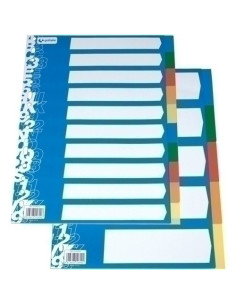 SEPARADORES GRAFOPLAS PP OPACO F 10 pestañas 16 taladros