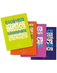 CARPETA de GOMAS y SOLAPAS GRAFOPLAS CARTON FORRADO UNICLASE F SURTIDO
