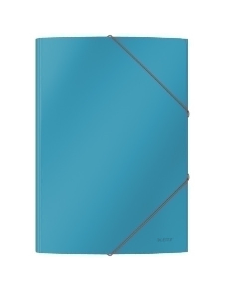 CARPETA de GOMAS y SOLAPAS LEITZ COSY CARTON A4 AZUL