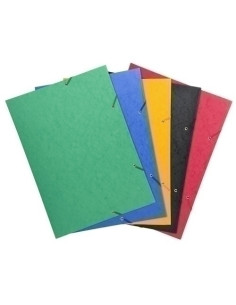 CARPETA de GOMAS y SOLAPAS EXACOMPTA CARTON A3 SURTIDO 5 col