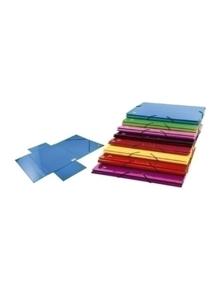 CARPETA de GOMAS y SOLAPAS MARIOLA MERIDA CARTON FORRADO F NEGRA