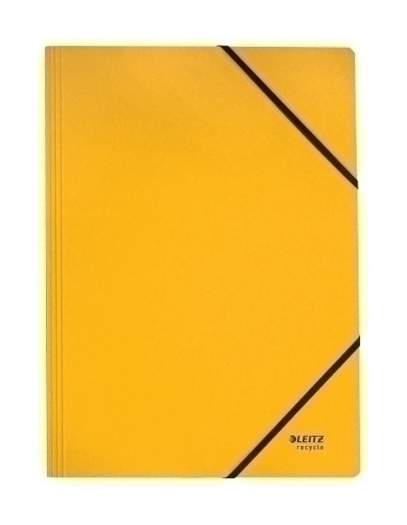 CARPETA de GOMAS sin solapas LEITZ RECYCLE CARTON A4 AMARILLO