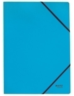 CARPETA de GOMAS sin solapas LEITZ RECYCLE CARTON A4 AZUL