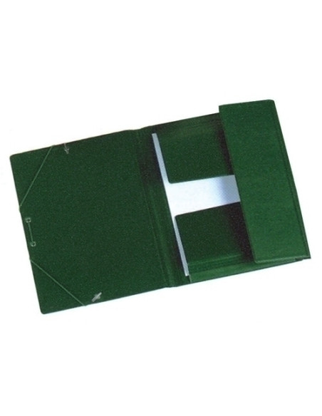CARPETA de GOMAS y SOLAPAS IBERPLAS PVC F PROLONG VERDE