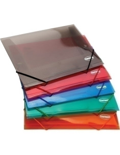 CARPETA de GOMAS y SOLAPAS CENTRUM PP A4 SURTIDO