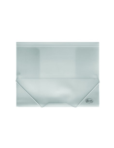 CARPETA de GOMAS y SOLAPAS FOROFIS PP A4 TRASLUCIDO BLANCO