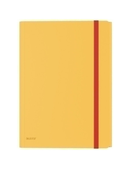 CARPETA de GOMAS y SOLAPAS LEITZ COSY PP A4 AMARILLO