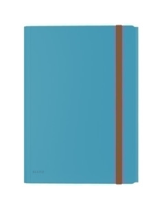 CARPETA de GOMAS y SOLAPAS LEITZ COSY PP A4 AZUL