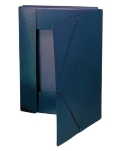 CARPETA de DIBUJO CARCHIVO CARTON PINTADO GOMAS y SOLAPAS A3 NEGRO