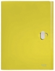 CARPETA de PROYECTOS LEITZ RECYCLE PP A4 CIERRE GIRATORIO 38mm AMARILLO