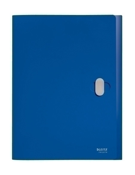 CARPETA de PROYECTOS LEITZ RECYCLE PP A4 CIERRE GIRATORIO 38mm AZUL