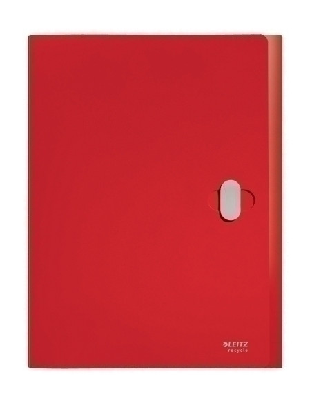CARPETA de PROYECTOS LEITZ RECYCLE PP A4 CIERRE GIRATORIO 38mm ROJO