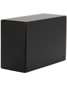 CARPETA de PROYECTOS PARDO CARTON FORRADO PVC A4 BROCHES 12 cm NEGRO