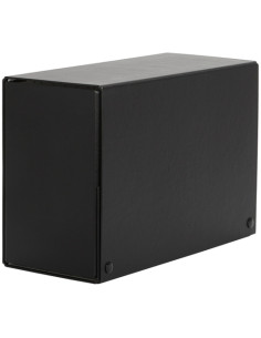 CARPETA de PROYECTOS PARDO CARTON FORRADO PVC A4 BROCHES 15 cm NEGRO