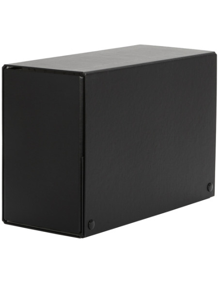 CARPETA de PROYECTOS PARDO CARTON FORRADO PVC A4 BROCHES 15 cm NEGRO